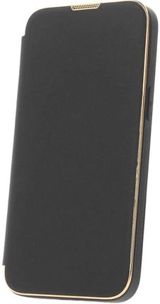 Telforceone Etui Do Iphone 15 Pro Max 6,7" Smart Gold Frame Mag Czarny