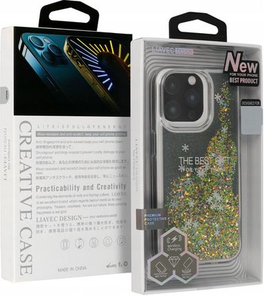 Toptel Liavec Snowflake Series Case Do Iphone 15 Pro Max Czarny