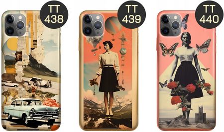 Hello Case Etui Do Iphone 11 Pro Collage Retro Vintage Obudowa Pokrowiec - zdjęcie 4