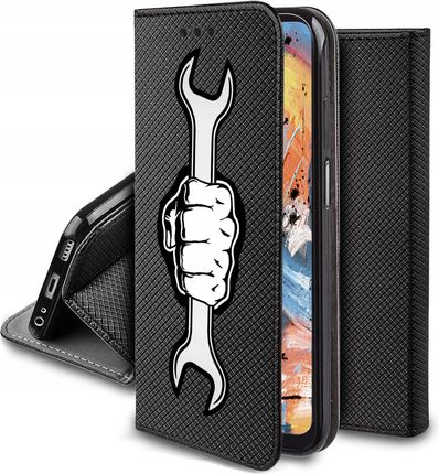 Krainagsm Etui Do Samsung Galaxy A05S Magnet Case Portfel Szkło 9H