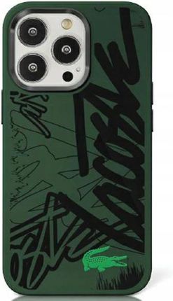 Apple Etui Lacoste Lchcp15Lgrak Iphone 15 Pro 6.1" Czarny Silicone Graffiti