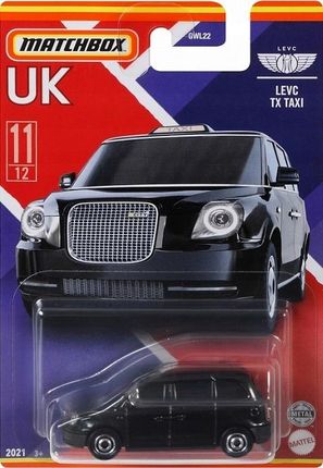 Mattel Matchbox Wielka Brytania Levc Tx Taxi Taksówka Brytyjska GWL29
