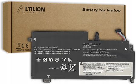 Altilion Energy 01AV437 01AV435 01AV436 Lenovo ThinkPad 13 S2 13 Chromebook (ALT008LE)