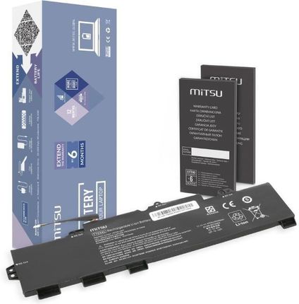 Mitsu HP TT03XL 755 850 G6 ELITEBOOK 4400mAh (BCHP755G5)