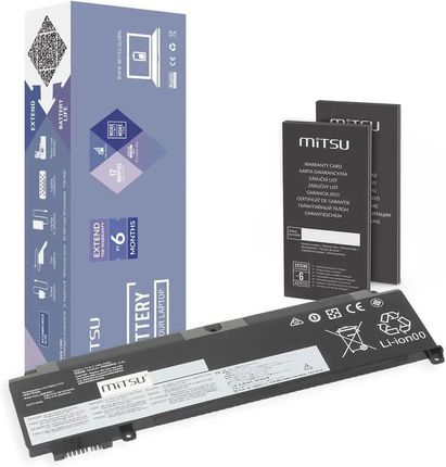 Mitsu Lenovo ThinkPad T460s T470s 11.1-10.8V 2140 mAh (24 Wh) (5BM725-BC LE-T460S-2) (MITSU5BM725BCLET460S2)