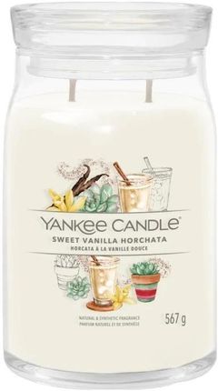 Yankee Candle Signature Sweet Vanilla Horchata Świeca Duża 567g (1749332E)