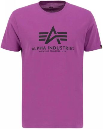 Koszulka Alpha Industries Basic 100501 677 - Fioletowa 