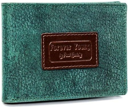 Piękny kolorowy, skórzany portfel męski - Forever Young®