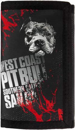 Portfel parciany Pit Bull Oriole Blood Dog - Czarny 