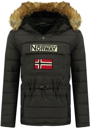 Markowa kurtka Geographical Norway model Coconut-WR036H kolor Szary. Odzież męska. Sezon: Jesień/Zima
