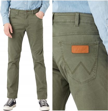 Wrangler Greensboro Męskie Spodnie Jeans Proste