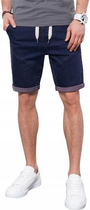 Spodenki męskie jeansowe W361 fioletowy XL