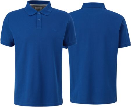 Koszulka polo męska s.Oliver niebieska - L