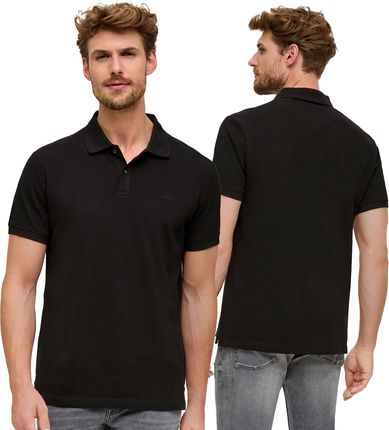 Koszulka polo męska s.Oliver czarna - 3XL