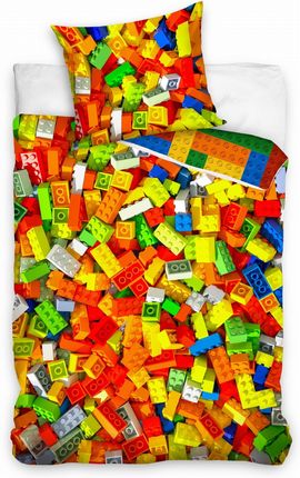Pościel Bawełna 160X200+1P70X80 Klocki Lego 191319