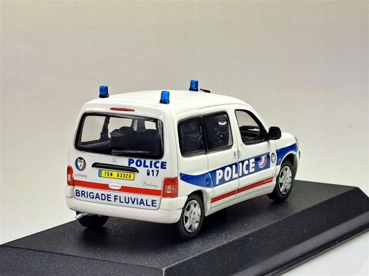 Norev 1/43 Citroën Berlingo 2004 Police Nationale Brigade Fluviale - Neuve