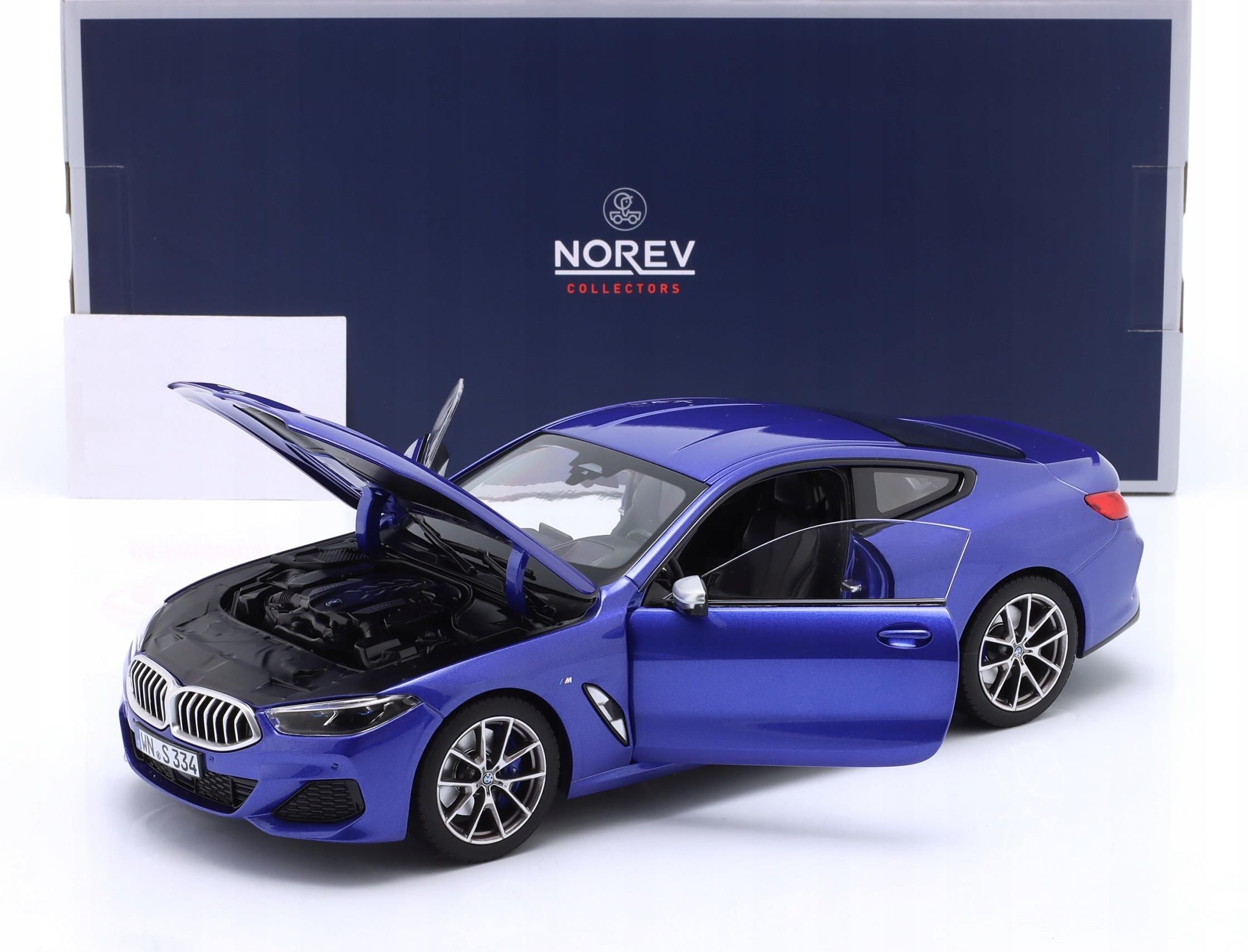 Norev Bmw M850I 2018 Blue Metallic 1:18 183286 - Ceny i opinie