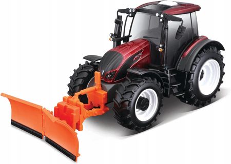 Bburago Valtra N174 Metalowy Traktor Pług Śnieżny Pojazd Rolniczy Zabawka Auto 1844084