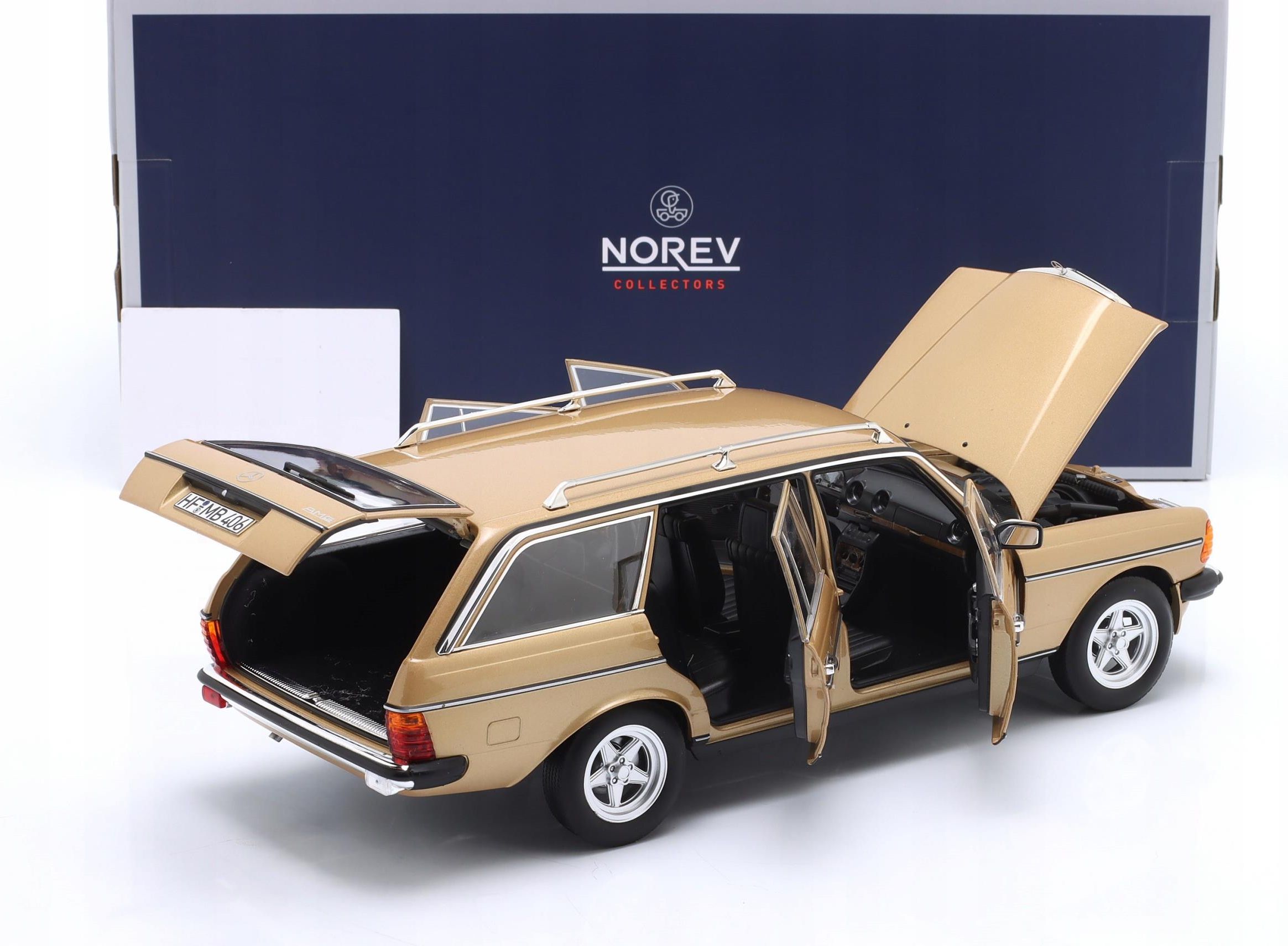 らびす 　NOREV Mercedes-Benz 200 T 1/18 Mercedes-Benz 200 T - Silverblue metallic - 1982 - 1:18