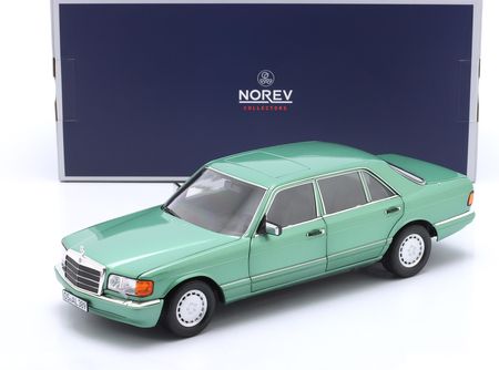 Norev Mercedes-Benz 560 Sel (W126) 1991 Light Green Metallic 1:18 183469