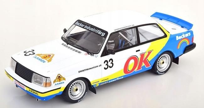 Miniature IXO 1/18 - Volvo 240 Turbo ETCC 1985 N°31 - Andersson, Zolder - 18RMC105B