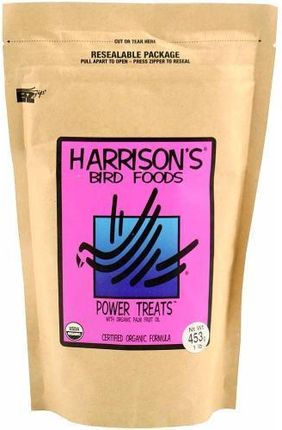 Harrison'S Harrison`S Power Treats Organic Treats For Parrots Granulat Przejściowy Lub Forma Zdrowej Nagrody 11,3Kg