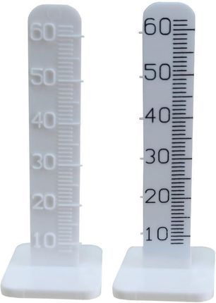 NIVCOMP Miarki wysokości wylewki do poziomicy wężowej 65mm 100szt.