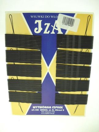 Iza Wsuwki Do Włosów Karbowane Czarne 6cm 100 szt. - zdjęcie 2