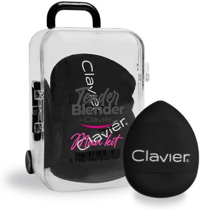 Clavier Tender Blender Zestaw Mini Gąbek Do Makijażu Mua Kit 6szt. Black