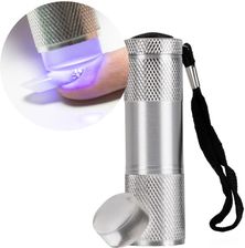 Zdjęcie Mini Latarka Uv/Led 9W Ze Stemplem Do Paznokci Stampingu - Imielin
