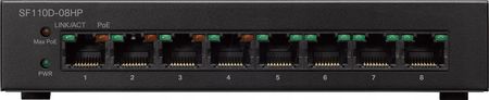 Cisco SF110D-08HP 8x 10/100 PoE Switch (SF110D08HPUK)