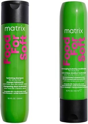 Matrix Food For Soft Zestaw Intensywnie Nawilżający: Szampon 300ml + Odżywka 300ml