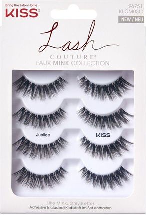 Kiss Lash Couture Sztuczne Rzęsy The Mink Collection Muse 1Op. 4 Pary