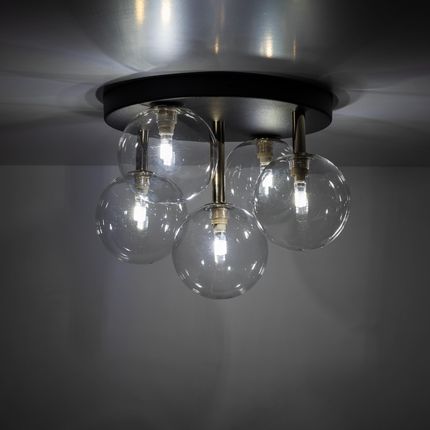 Tk Lighting - Lampa Sufitowa Nilos 5Xg9 Czarny/Transparentny (758) - zdjęcie 3