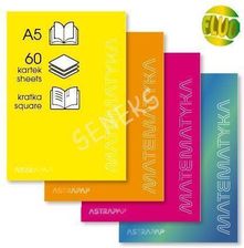 Astra Zeszyt W Kratkę Z Marginesem 60 Kartek A5 Matematyka