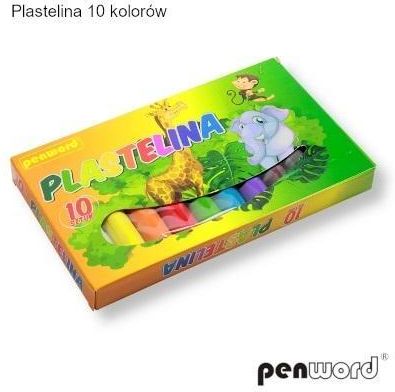 Penword Plastelina 10 Kolorów