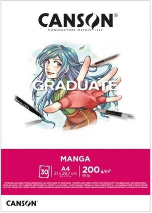 Canson Blok Graduate Manga A4 200 G 30 Ark.