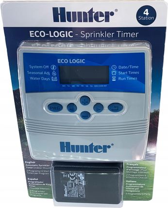 Hunter Sterownik Nawadniania 4 Eco-Logic Elc Wewn.