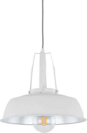 Italux Lampa Wisząca Paloma Mdm-3619/1M W+S Oprawa W Kolorze Białym (Mdm36191Mw+S)