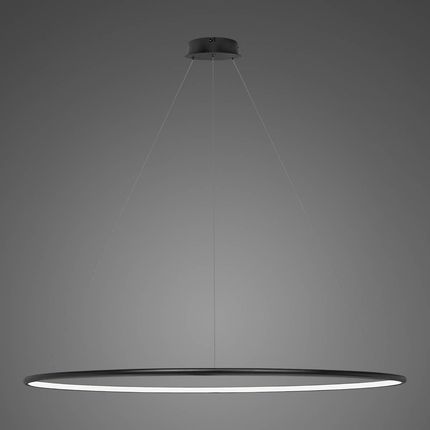 Altavola Design Lampa Wisząca Ledowe Okręgi No.1 Φ150 Cm In 3K Czarna (La073/P_150_In_3K_Black) - (La073P_150_In_3K_Black)