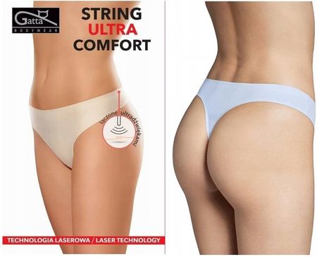 Gatta Stringi Ultra Comfort Bezszwowe Białe M