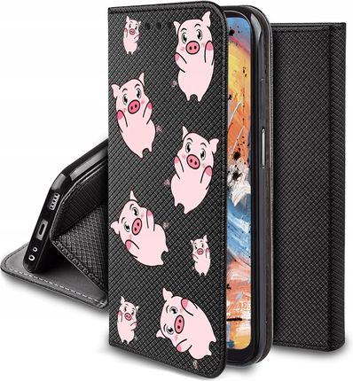 Krainagsm Etui Do Tecno Spark 10 Magnet Case Portfel Szkło Ochronne 9H