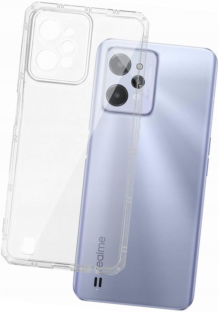 Custodia Soft Armor Per Realme C31 – TPU Spesso 1,5 Mm, Angoli Rinforzati, Trasparente