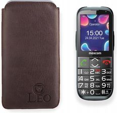 Leo Etui Case Wsuwka Z Naturalnej Polskiej Skóry Do Maxcom Mm724