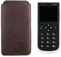 Leo Etui Case Wsuwka Z Naturalnej Polskiej Skóry Do Maxcom Mm751