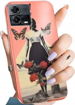 Hello Case Etui Do Motorola Moto S30 Pro 5G Edge 30 Fusion Collage Retro