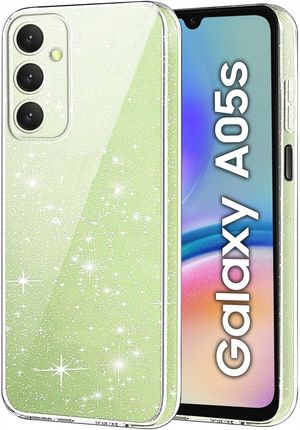 Case Etui Do Samsung Galaxy A05S Brokat Silicone Szkło Szybka 9H