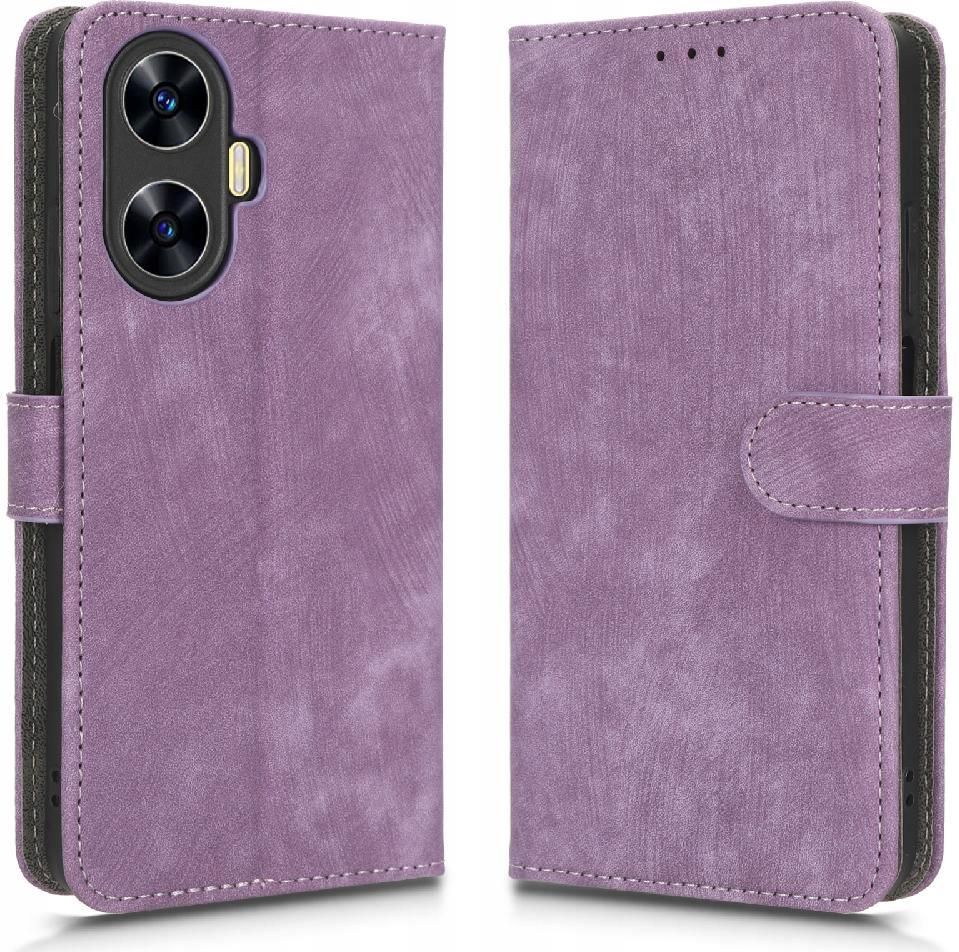 SEAHAI Cover per Realme C55, Ultra Sottile Custodia Premium Pelle