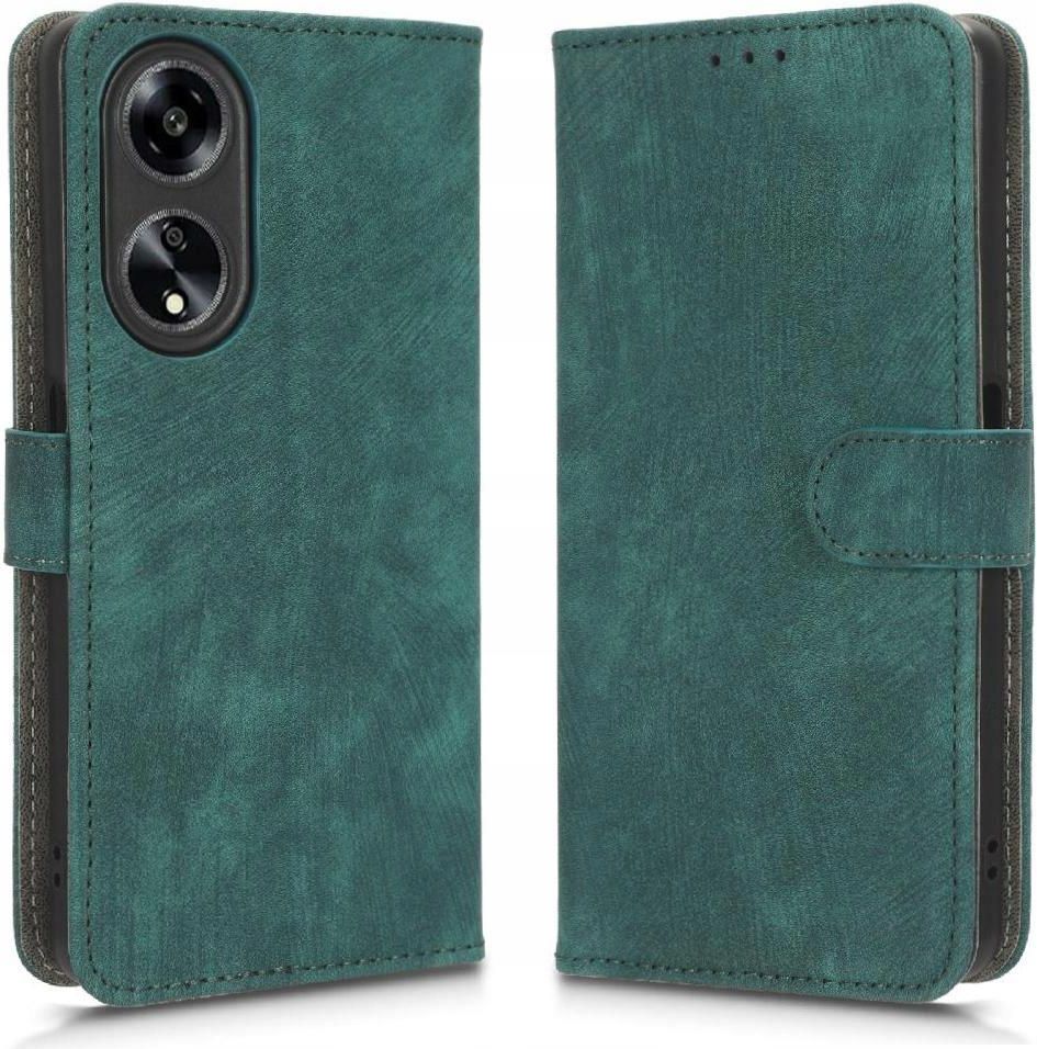 MOJIA Cover Portafoglio Per Oppo A98 5G: Custodia In PU Con Supporto E Slot Per Carte, Blu - 5