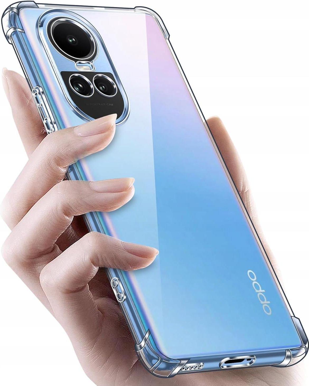 Custodia HAOYE Portafoglio Per OPPO Reno 10 5G / Pro – Pelle PU Marrone, Slot Carte, Supporto, Chiusura Magnetica